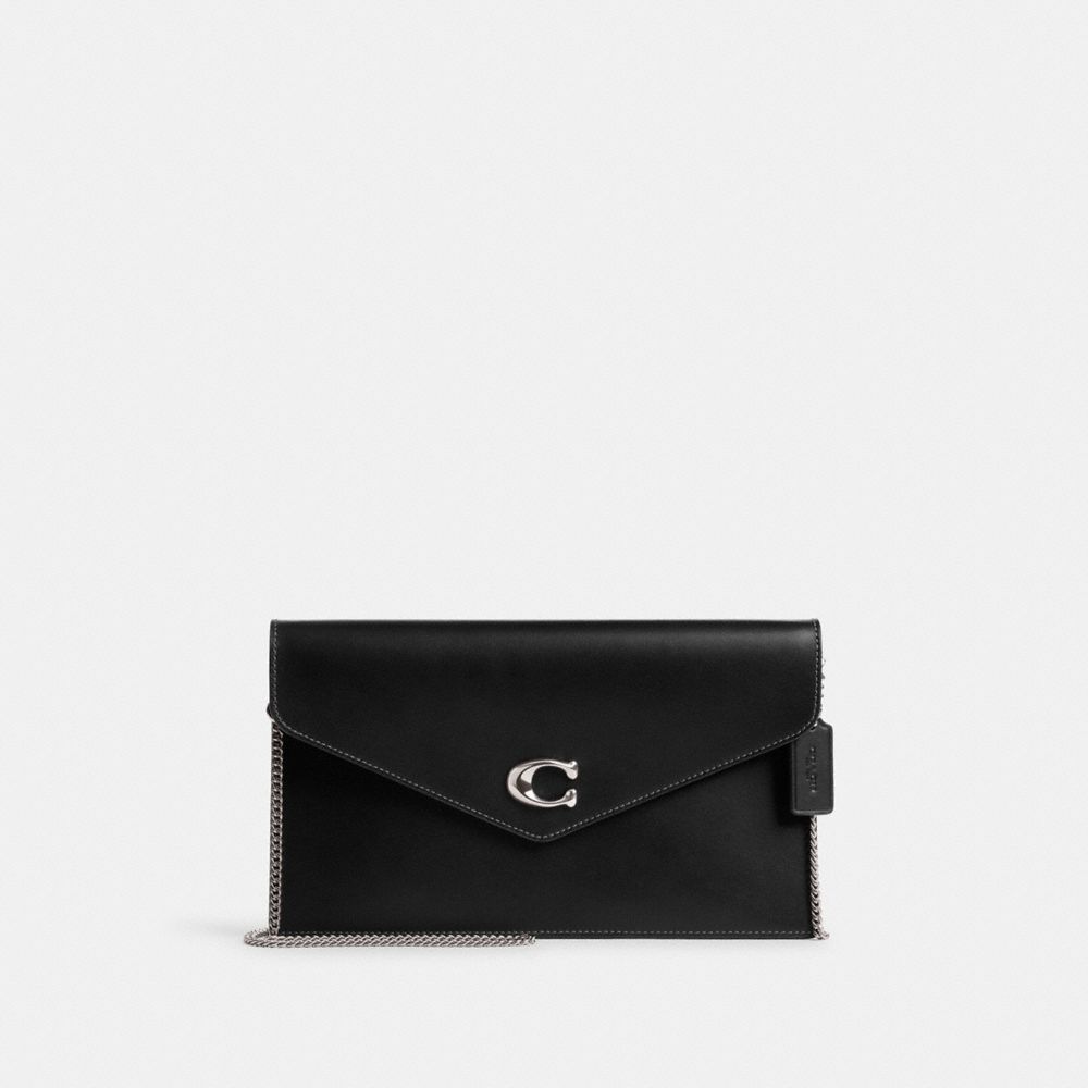 Bolsas Crossbody Coach Essential Clutch Feminino Prateadas Pretas | MRKLDVY-93
