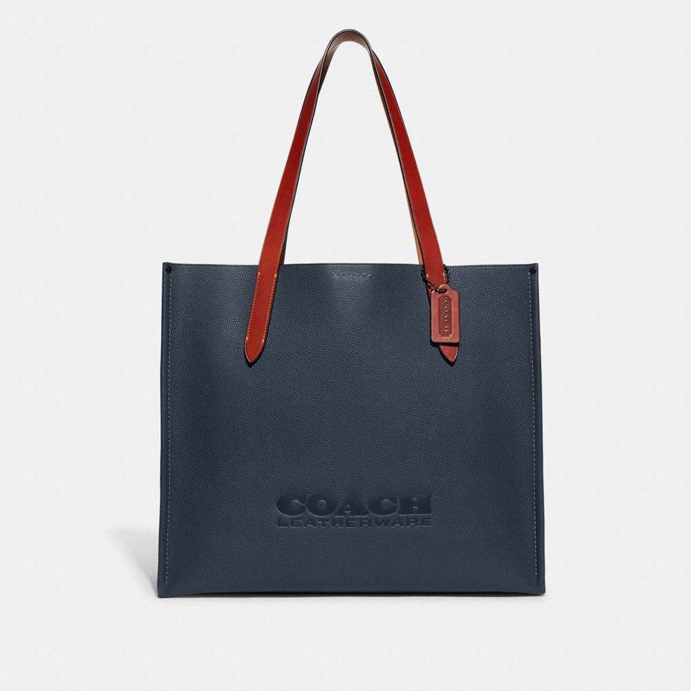 Bolsas Tote Coach Relay Tote Bag Masculino Azuis | STEJFAH-48