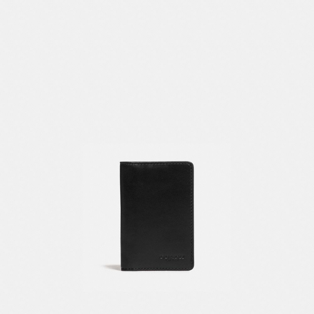 Estojo De Cartão Coach Card Wallet Masculino Pretas | XOMPNYV-41