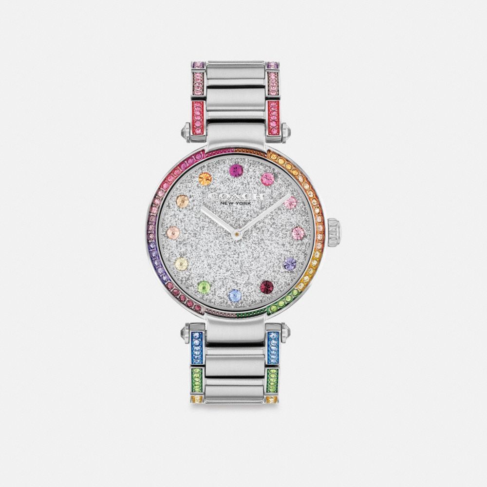 Relógios Coach Cary Watch, 34 Mm Feminino Cinzentas | FTQRENV-94