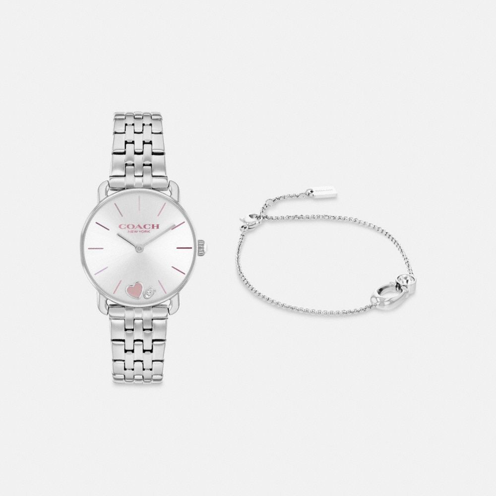 Relógios Coach Elliot Watch Gift Set, 28 Mm Feminino Cinzentas | OUZQSBV-43