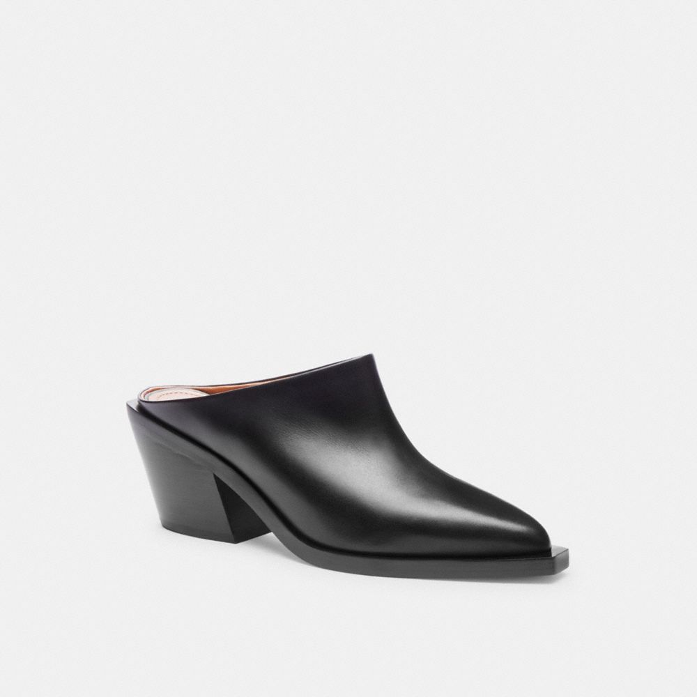 Sapato Salto Alto Coach Paloma Mule Feminino Pretas | LGVDMIH-32